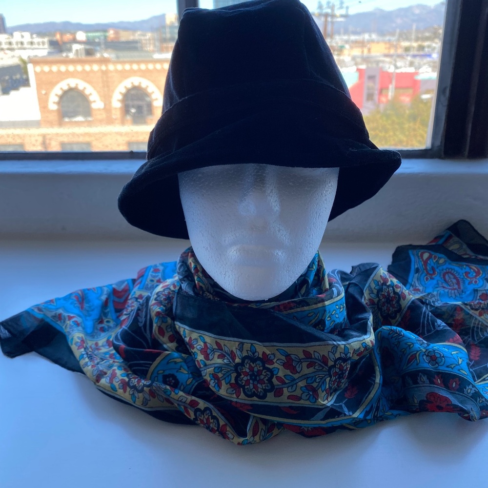 Black Velvet Hat